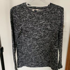 Heather grey long sleeve t-shirt